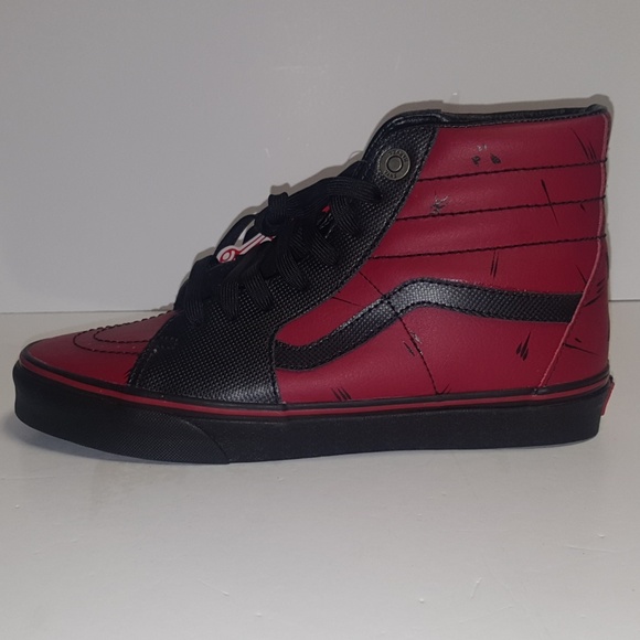 Vans X Marvel Sk8 Hi Deadpool Men's Shoes Limited - Picture 3 of 7